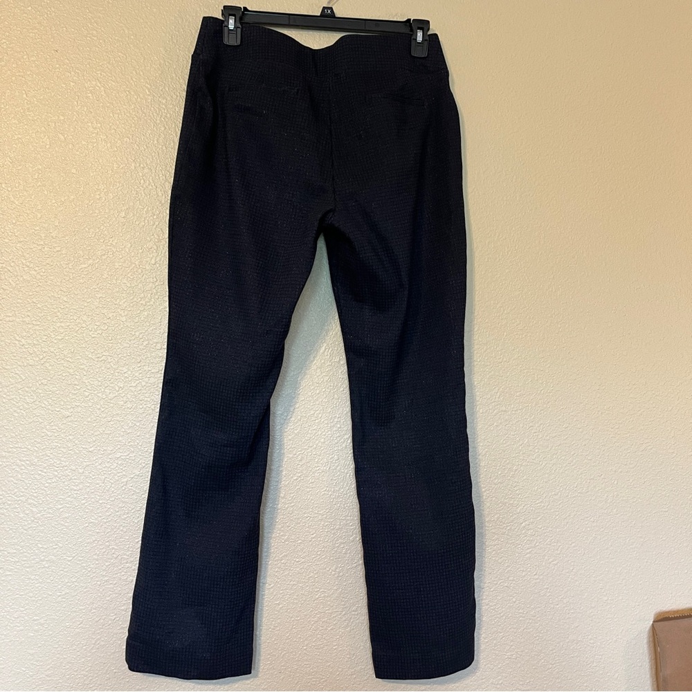 Apt. 9 Brynn Women’s Size 14 Black Shimmer Women’s Textured Pull-on Dress Pants